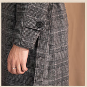 Men's wool mid-length coat, view 6 - MRSLM