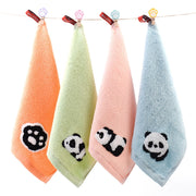 cartoon panda jacquard cotton baby face towel - MRSLM