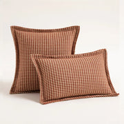 houndstooth jacquard pillowcase, view 4 - MRSLM