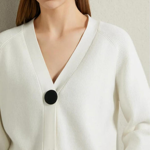 v-neck knit cardigan - MRSLM