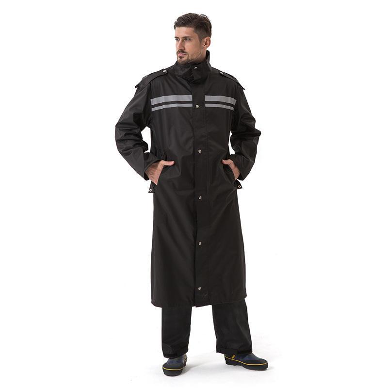 Men's long waterproof raincoat - MRSLM