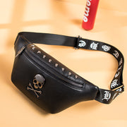 men's street rivet crossbody bag, view 5 - MRSLM