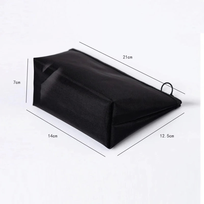 transparent mesh makeup bag, view 5 - MRSLM