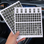 Luminous car panel decals, view 8 - MRSLM