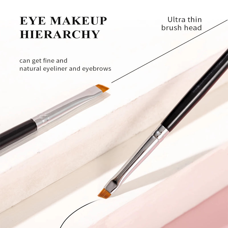 flat angle eyebrow brush set, view 6 - MRSLM