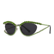 cat eye diamond sunglasses, view 8 - MRSLM