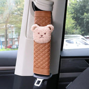 cute bear car seat belt cushion, view 7 - MRSLM