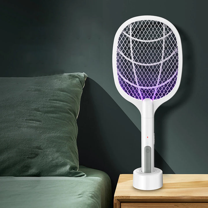3-in-1 Electric Mosquito Swatter & Killer