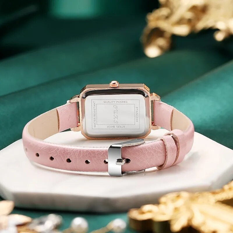 women's square dial watch, view 16 - MRSLM