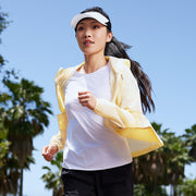 breathable uv protection hooded running jacket, view 4 - MRSLM