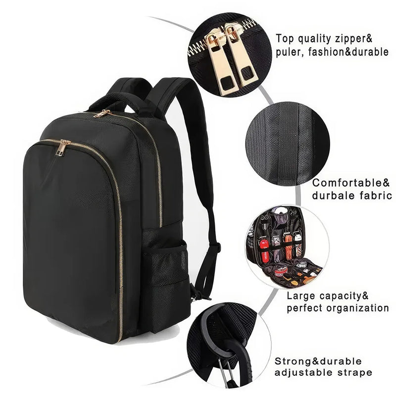 barber organizer backpack, view 5 - MRSLM