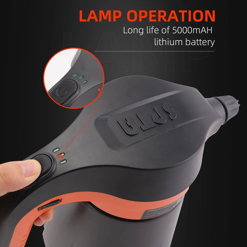 cordless foam sprayer, view 4 - MRSLM