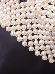 white pearl bandeau sling vest, view 8 - MRSLM