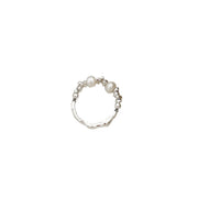 broken silver patchwork ring, view 5 - MRSLM