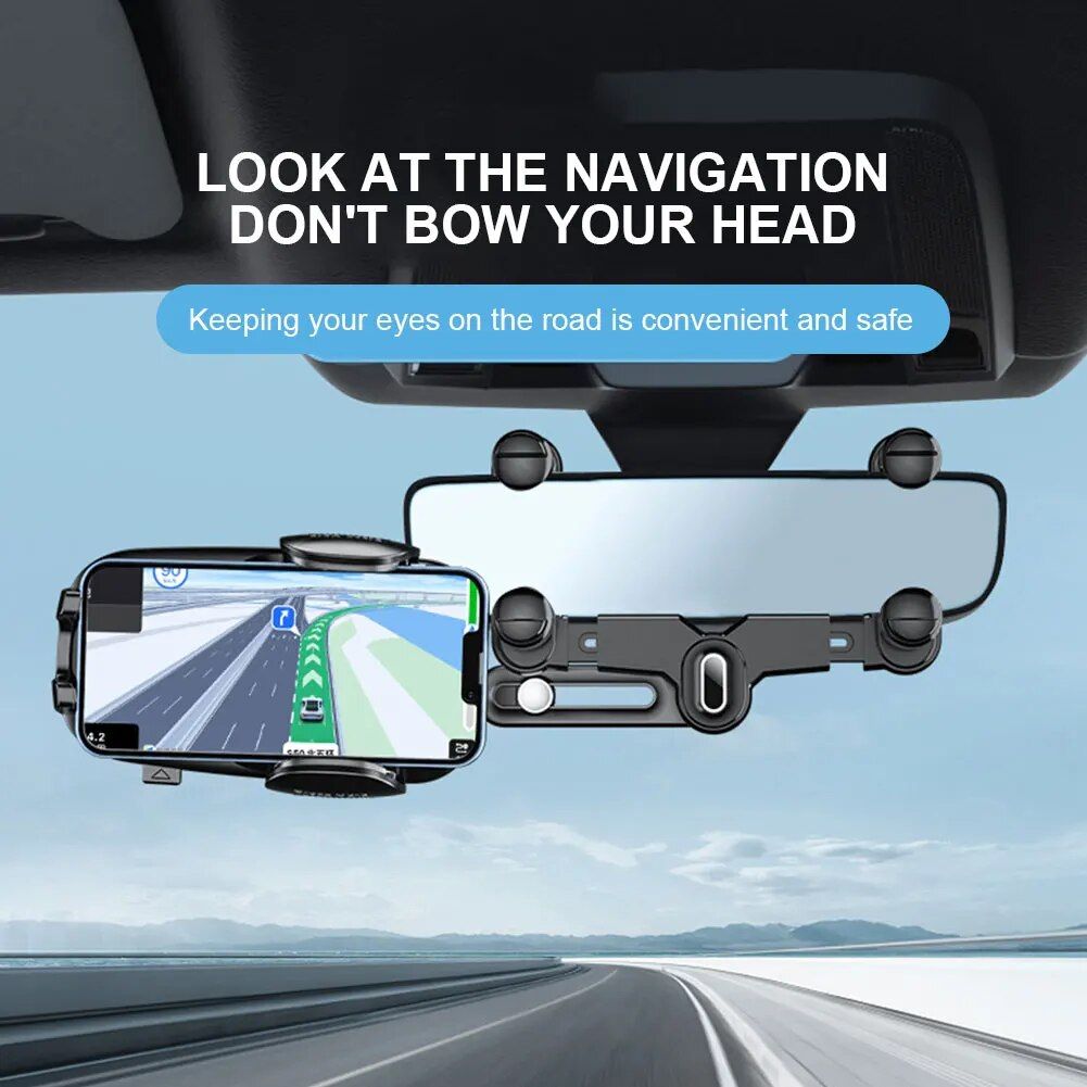 360-Degree Rotating Car Phone Mount