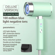 wireless rechargeable leafless hair dryer, view 6 - MRSLM