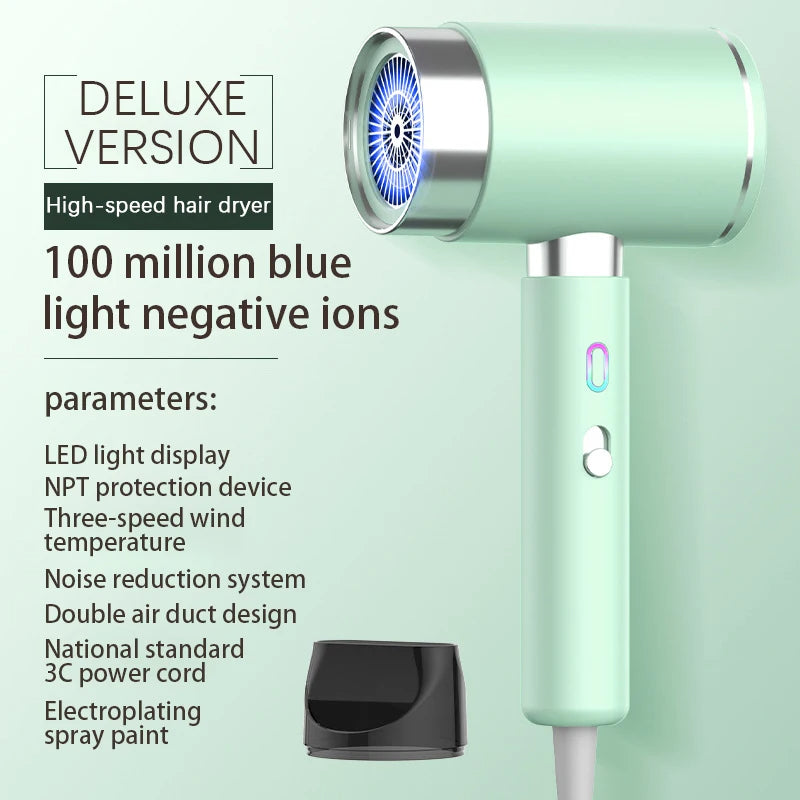 wireless rechargeable leafless hair dryer, view 6 - MRSLM