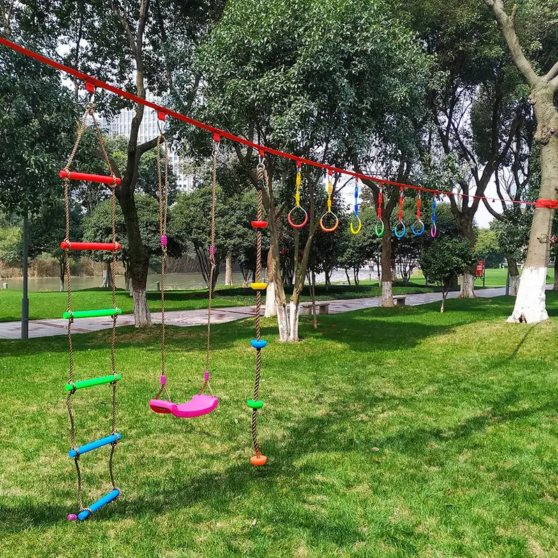 kids adjustable gymnastic ring swing, view 6 - MRSLM