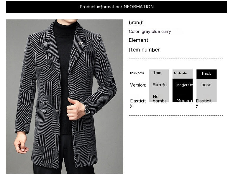 Men's windbreaker casual coat, view 8 - MRSLM