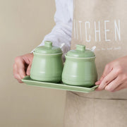 elegant ceramic spice jar set, view 8 - MRSLM