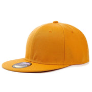 flat brim snapback baseball cap, view 6 - MRSLM