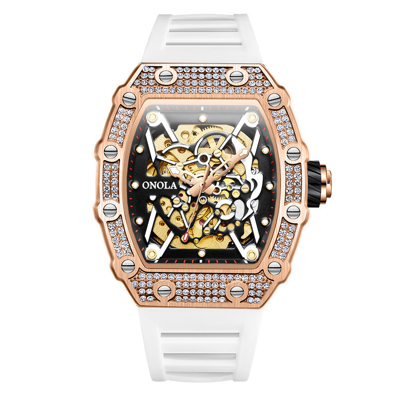 men's automatic steel case watch, view 9 - MRSLM