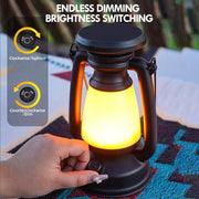 retro horse LED lantern, view 3 - MRSLM