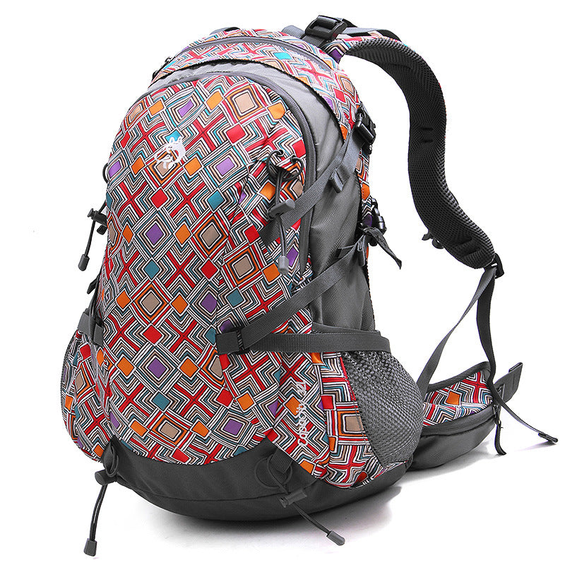 Nylon mountain hiking backpack, view 3 - MRSLM
