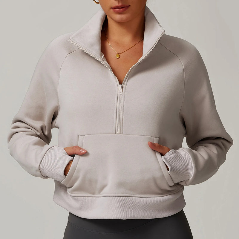 women's winter fleece hoodie, view 2 - MRSLM