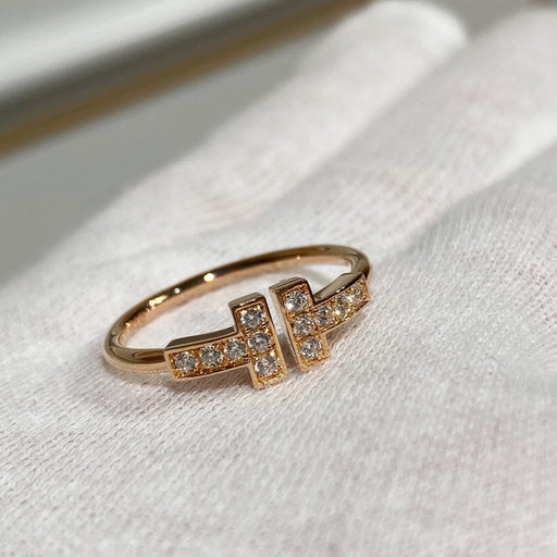 women's rose gold tone silver fashion ring, view 2 - MRSLM
