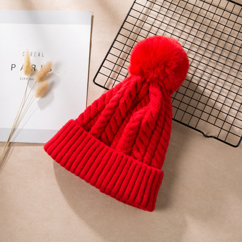 women's winter knitted hat, view 9 - MRSLM