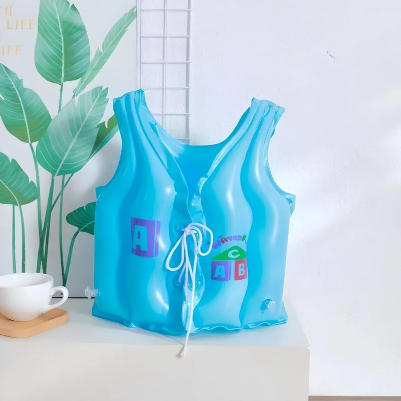 kid's inflatable swim vest, view 9 - MRSLM