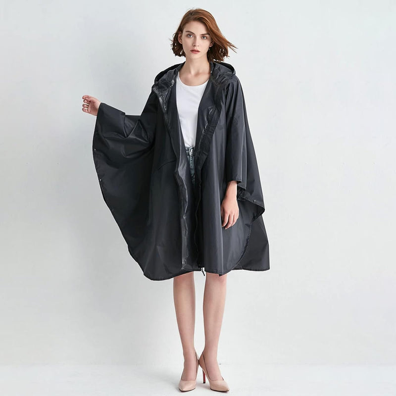 unisex riding rain poncho, view 10 - MRSLM