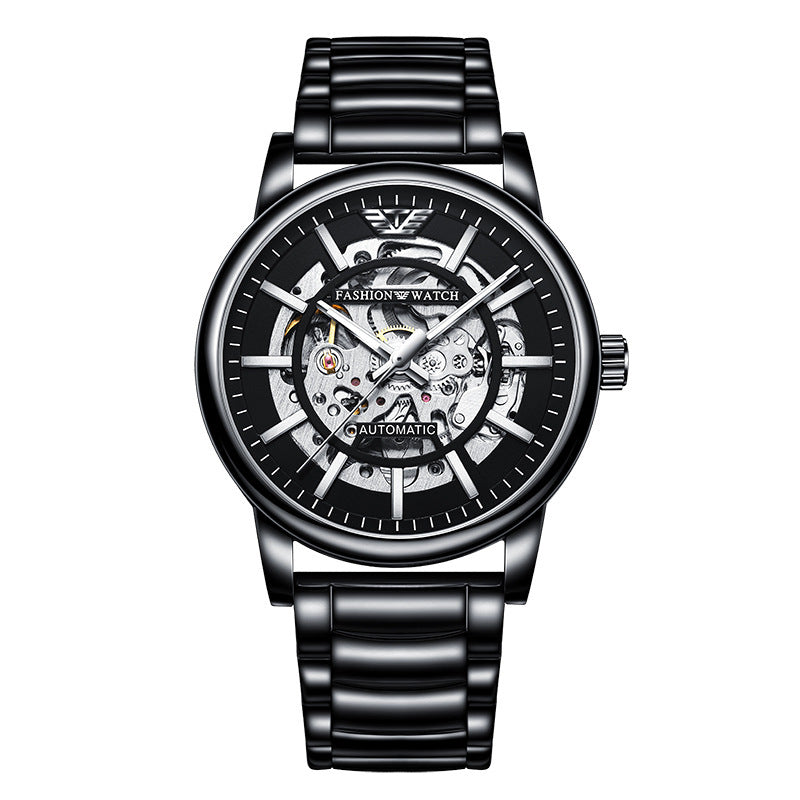 Hollowed sports men's mechanical watch, view 2 - MRSLM