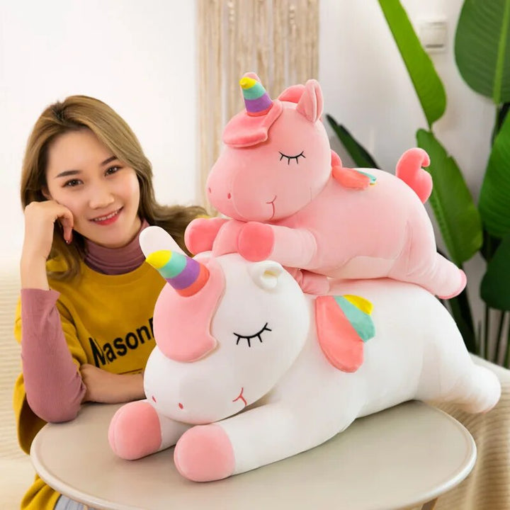 Adorable Cartoon Unicorn Plush Toy - Perfect for Magical Cuddles!