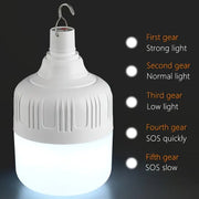 rechargeable LED outdoor lantern, view 6 - MRSLM
