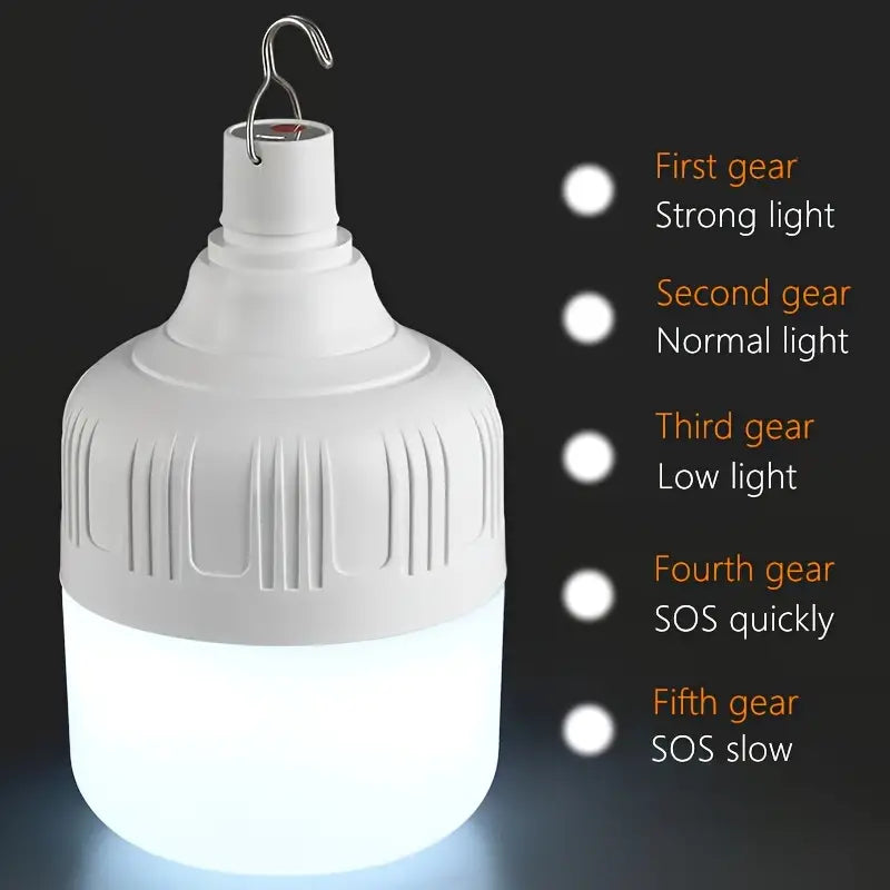 rechargeable LED outdoor lantern, view 6 - MRSLM