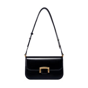 women's split leather crossbody shoulder bag, view 3 - MRSLM