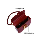 women's split leather crossbody shoulder bag, view 9 - MRSLM