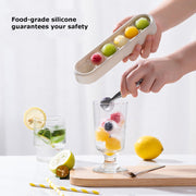 silicone ice cube tray with lid, view 8 - MRSLM