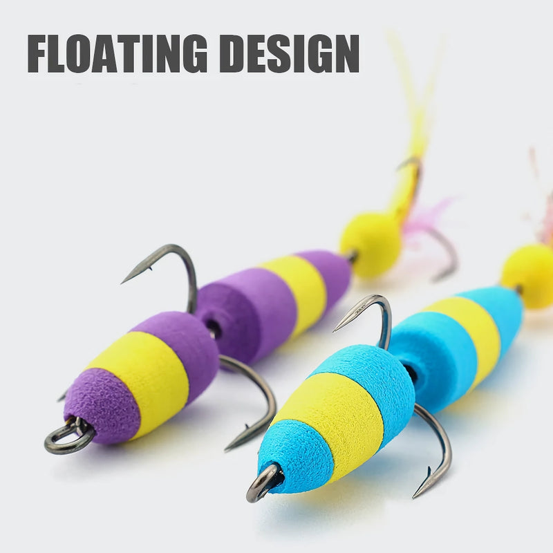 multicolor soft fishing lure, view 7 - MRSLM