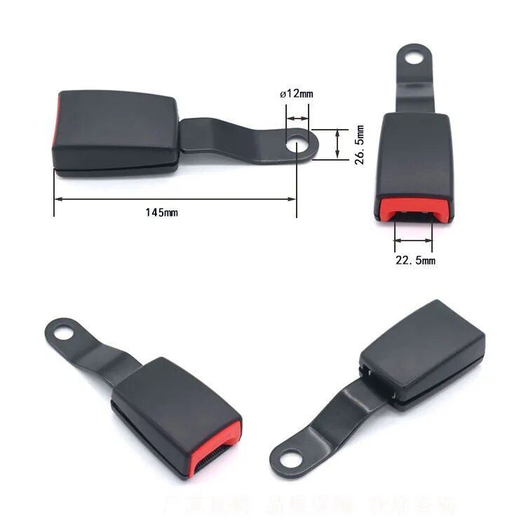 Universal 3-point retractable car seat belt, view 7 - MRSLM