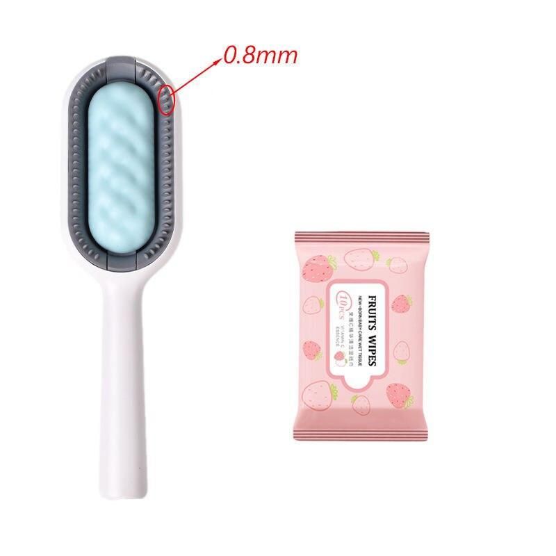 double-sided pet grooming comb, view 2 - MRSLM
