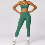 Women's 2-piece yoga set, view 7 - MRSLM