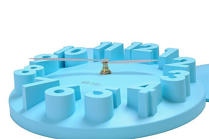 3D Digital Silent Wall Clock