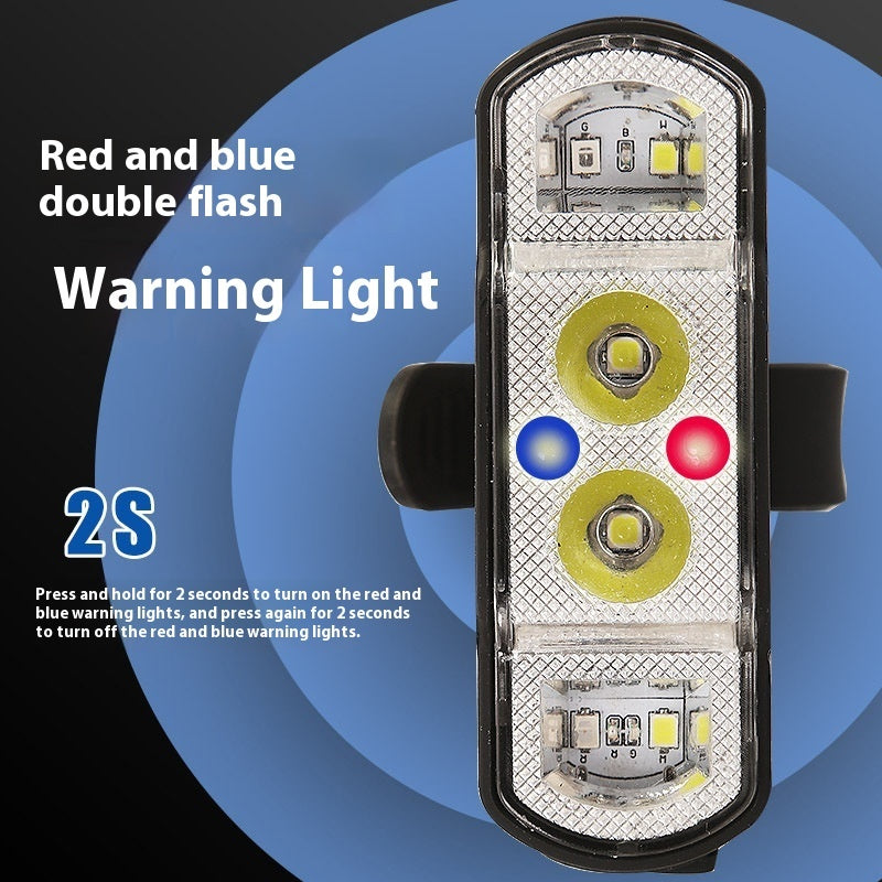 Rechargeable bike headlight, view 3 - MRSLM