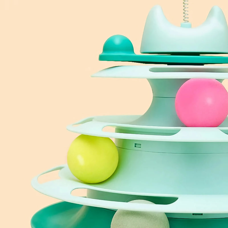 cat turntable ball toy, view 11 - MRSLM