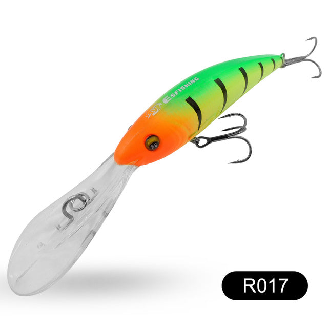 floating hard bait fishing lure, view 18 - MRSLM