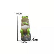 creative frog garden decoration, view 2 - MRSLM