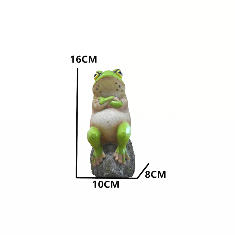 creative frog garden decoration, view 2 - MRSLM